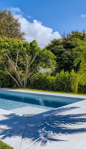 Private pool at a Palm Beach vacation rental