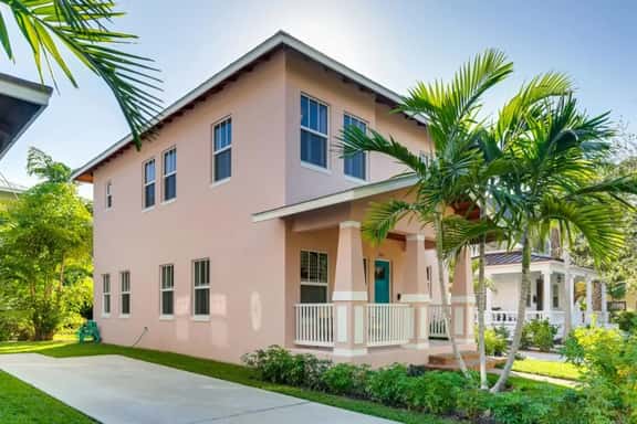 Pink House - Bask in Style Steps from the Convention Center - Image 1